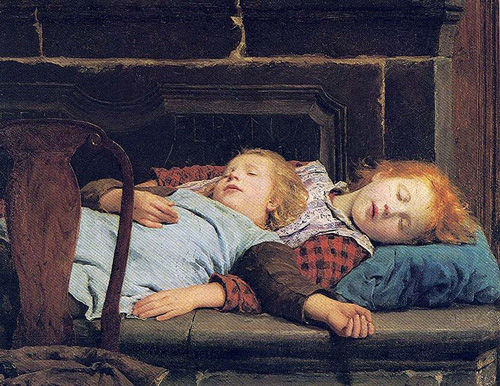 Schlafende Kinder