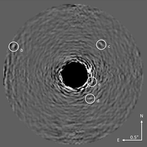 Unbekanntes Planetensystem