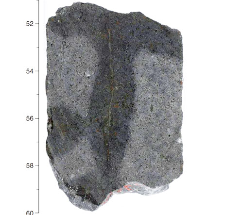 Basaltprobe aus Erdkruste