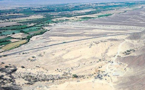 Nazca-Linien, zerstört