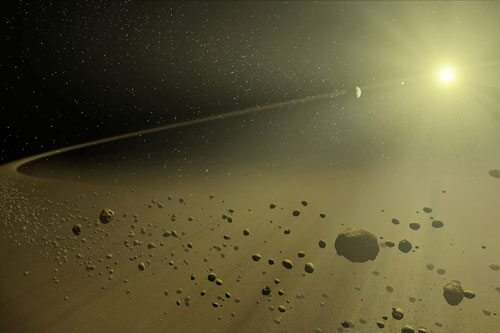 junges Sonnensystem