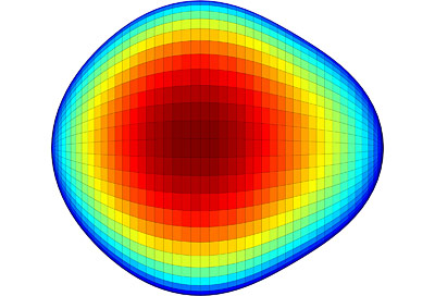 birnenförmig deformierter Atomkern, Radium-224