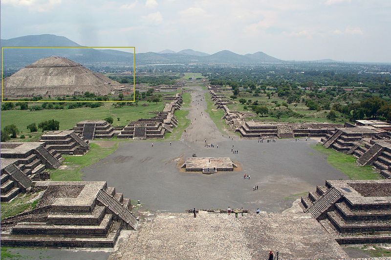 Teotihuacán, Pyramide