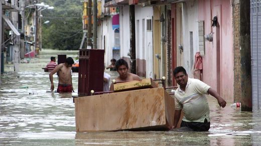 mexiko, überschwemmung
