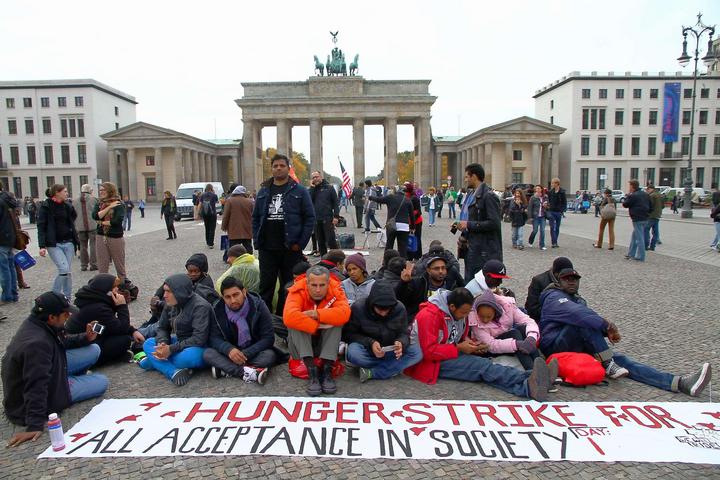 Hungerstreik Flüchtlinge