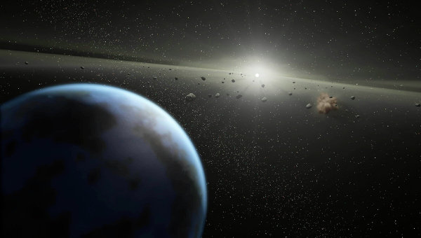 universum, asteroiden, kometen, erde
