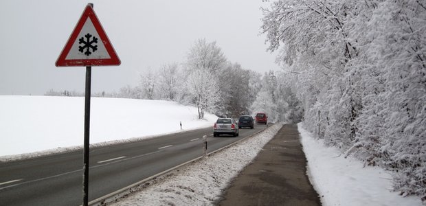 Autofahren im Eiswinter