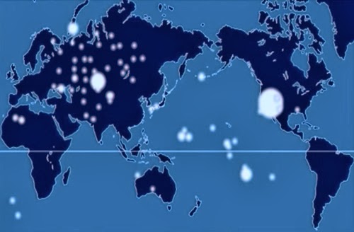 Klicken um zu vergrößern Atomexplosionen weltweit