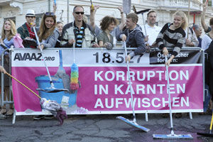 korruption protest