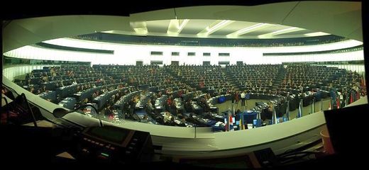 Plenarsaal im Europäischen Parlament
