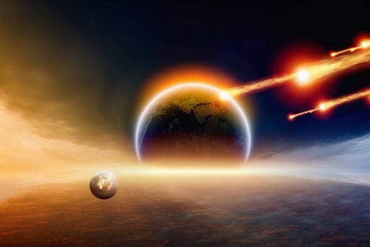 meteorit komet planet weltall