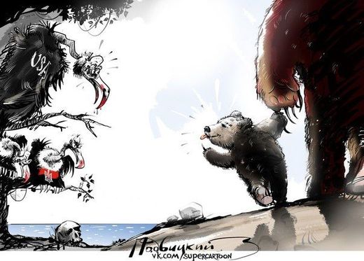 little bear, kleiner bär russland, karikatur