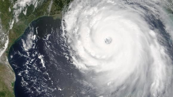 Hurrican Wirbelsturm Unwetter Satellitenbild